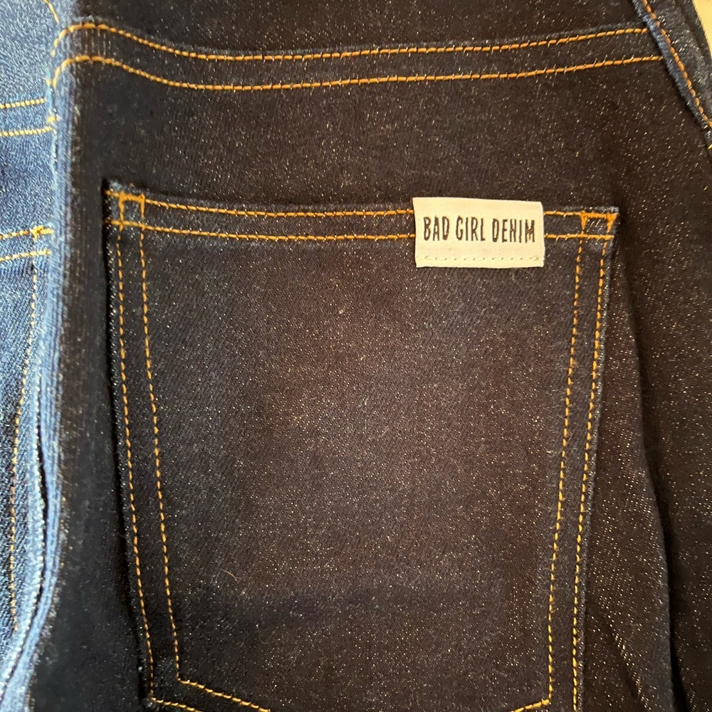 Bad Girl Denim - Vixen by Micheline Pitt High Waisted Skinny Jeans - Picture 3 of 5